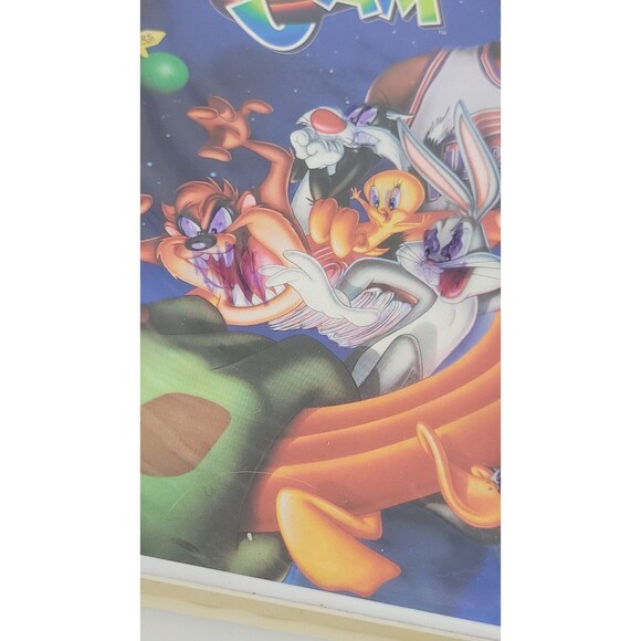 Space Jam Clamshell VHS Tape Bugs Bunny Michael Jordan Vintage Retro 1997 - Picture 5 of 12